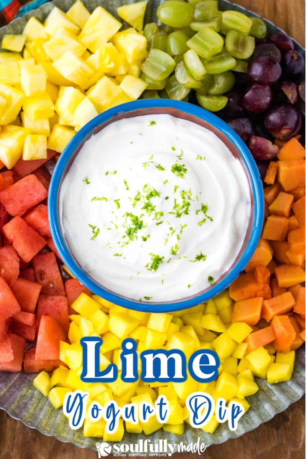 Sweet Lime Yogurt Dip Recipe Soulfully Made