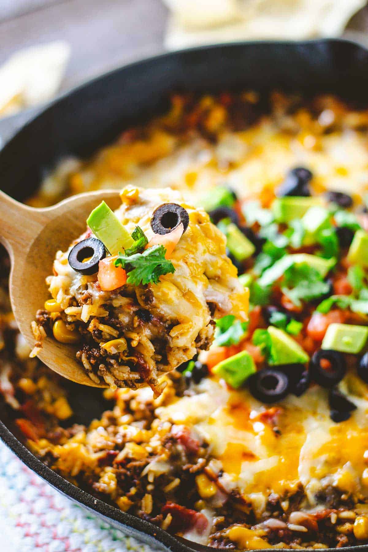 Mexican Ground Beef Skillet (+More Ground Beef Recipes) - Fit Foodie Finds