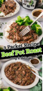 3 Packet Beef Pot Roast Recipe Pinterest image