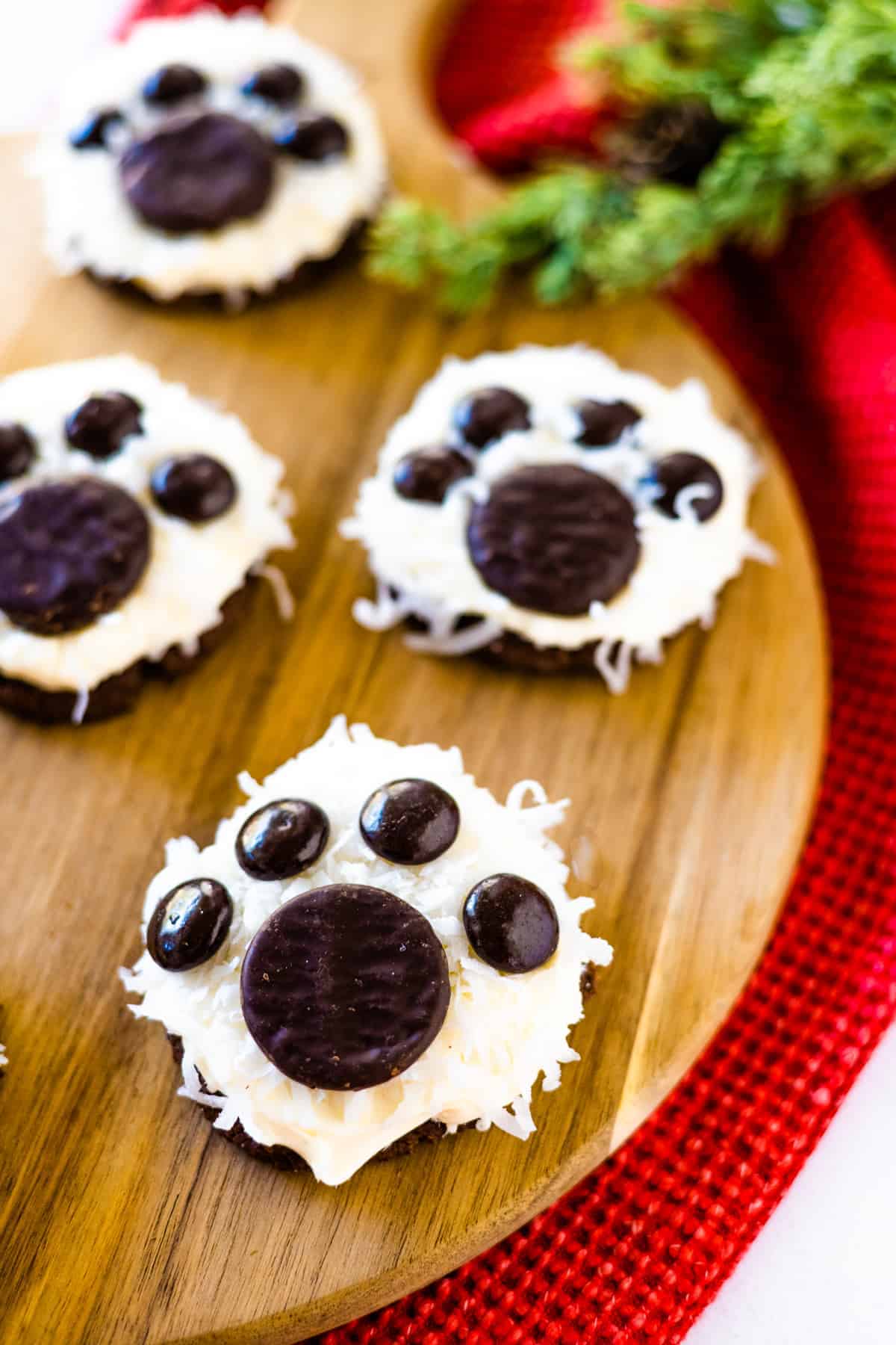 Polar Bear Paw Cookies