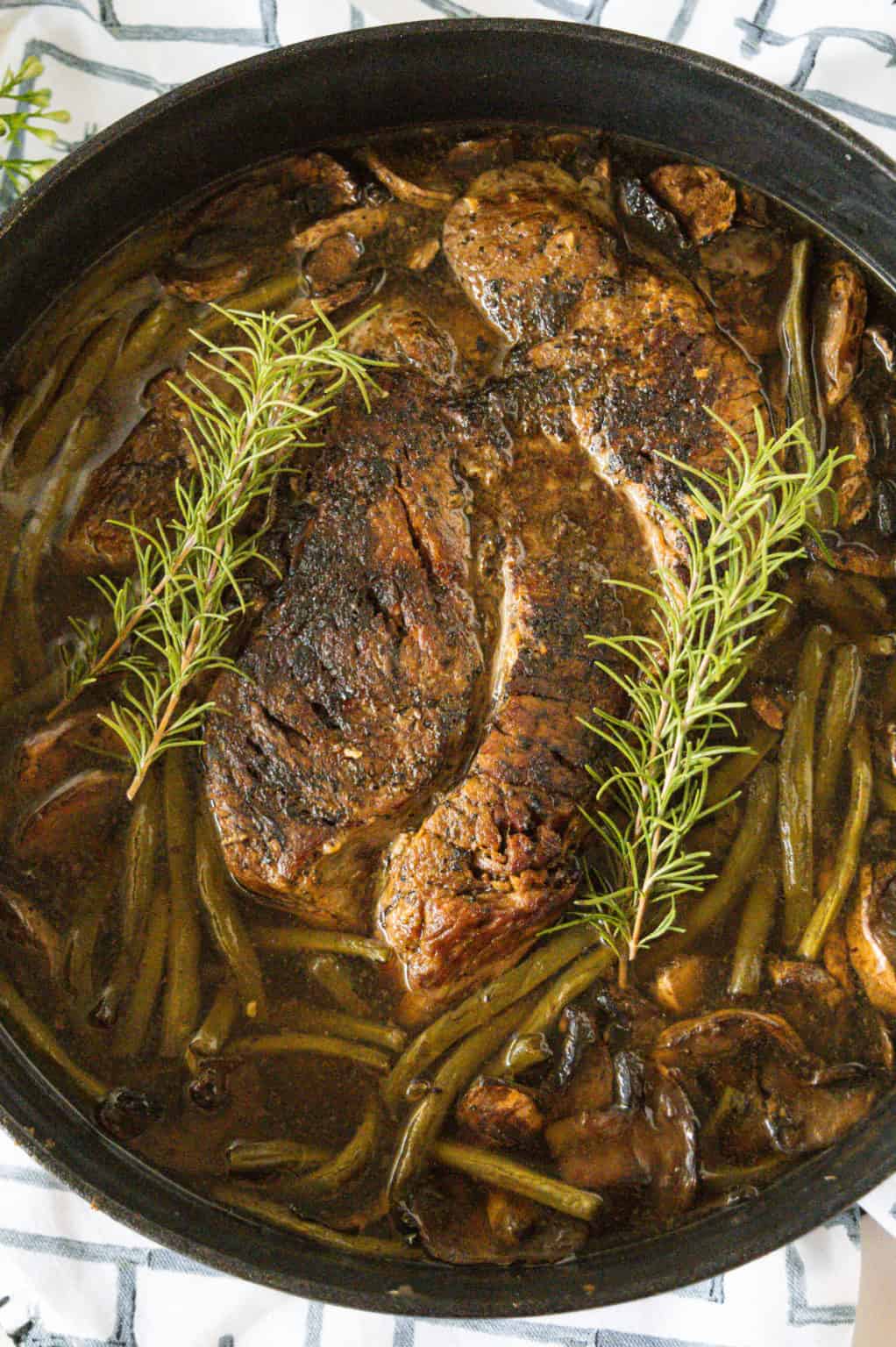 Pot Roast with Green Beans and Mushrooms Soulfully Made