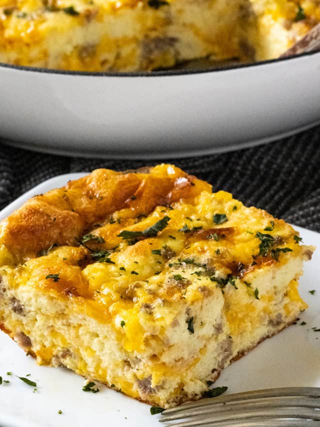 Overnight Breakfast Casserole - Soulfully Made