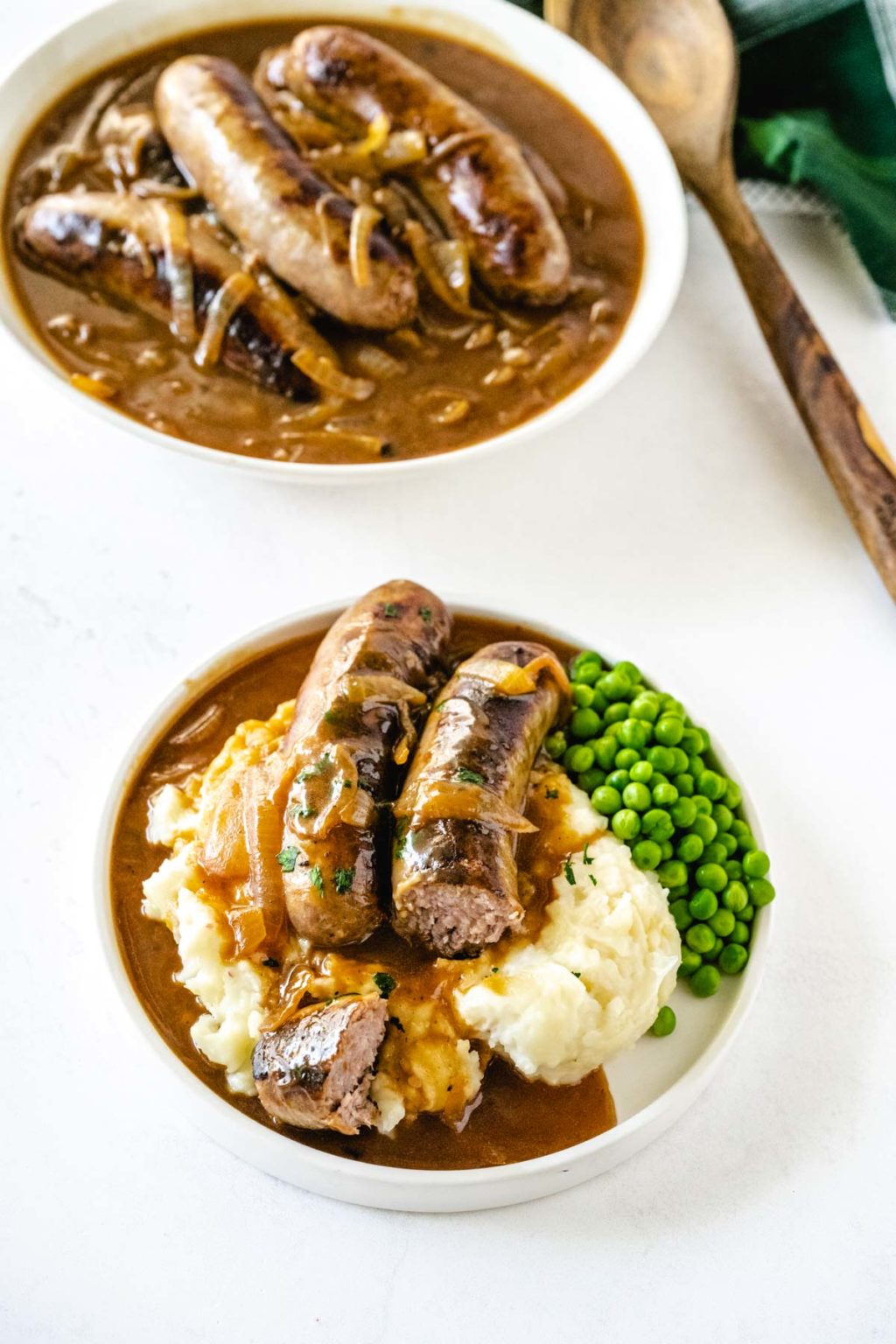 Bangers and Mash with Onion Gravy Soulfully Made
