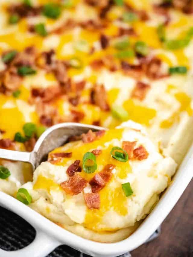 Easy Loaded Mashed Potato Casserole