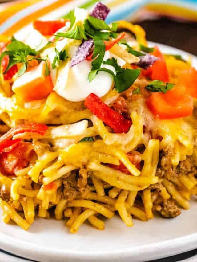 Taco Spaghetti Bake