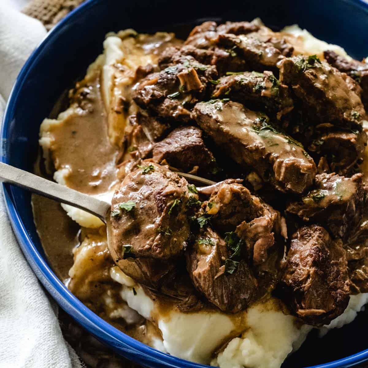 Beef Tips and Gravy