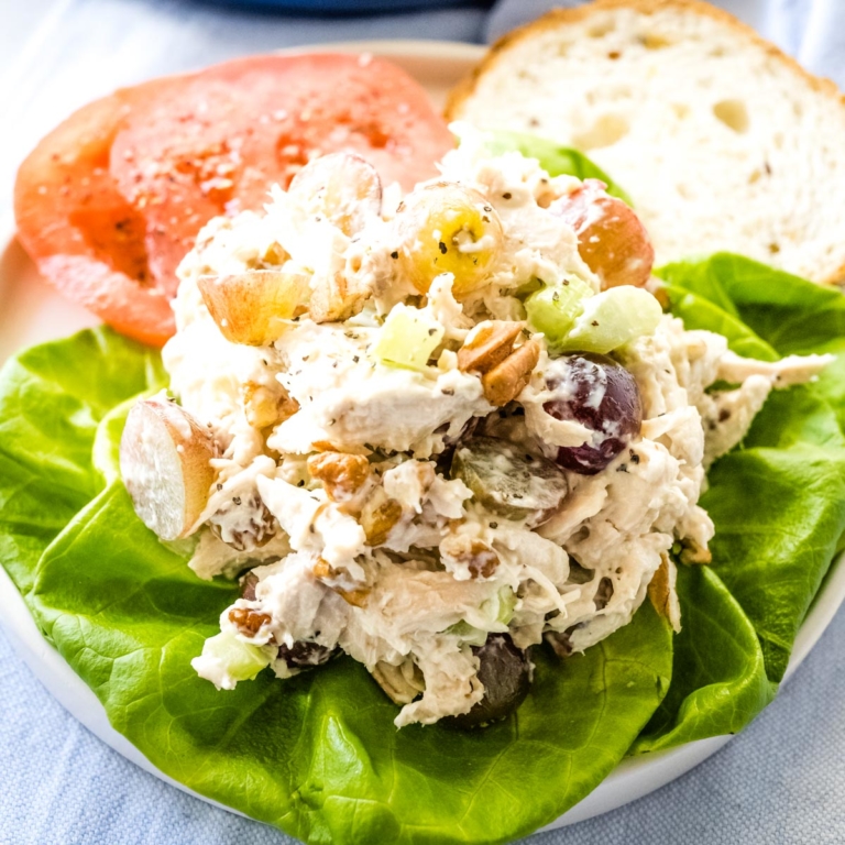 Chicken Salad with Grapes and Pecans - Soulfully Made