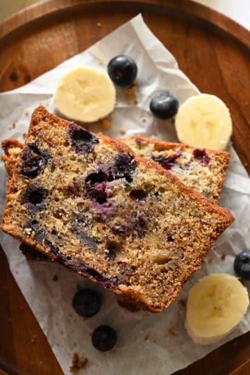 Blueberry Banana Bread Recipe - Soulfully Made