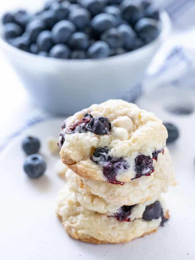 Blueberry Cheesecake Cookies Story