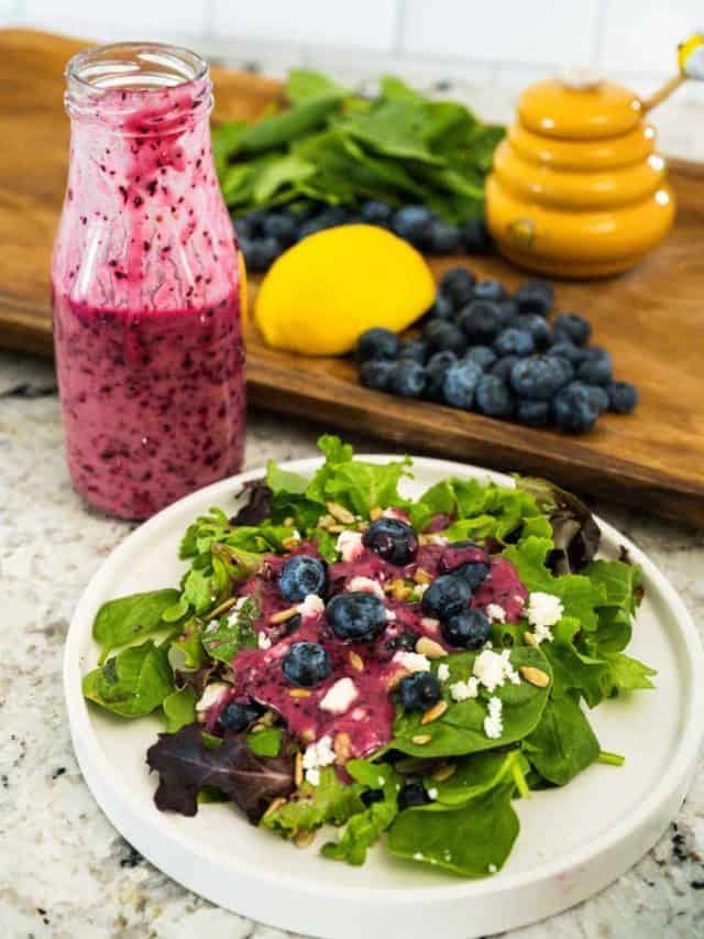 Blueberry Vinaigrette Dressing Story