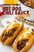 Seriously the Best Hot Dog Chili Sauce Recipe image