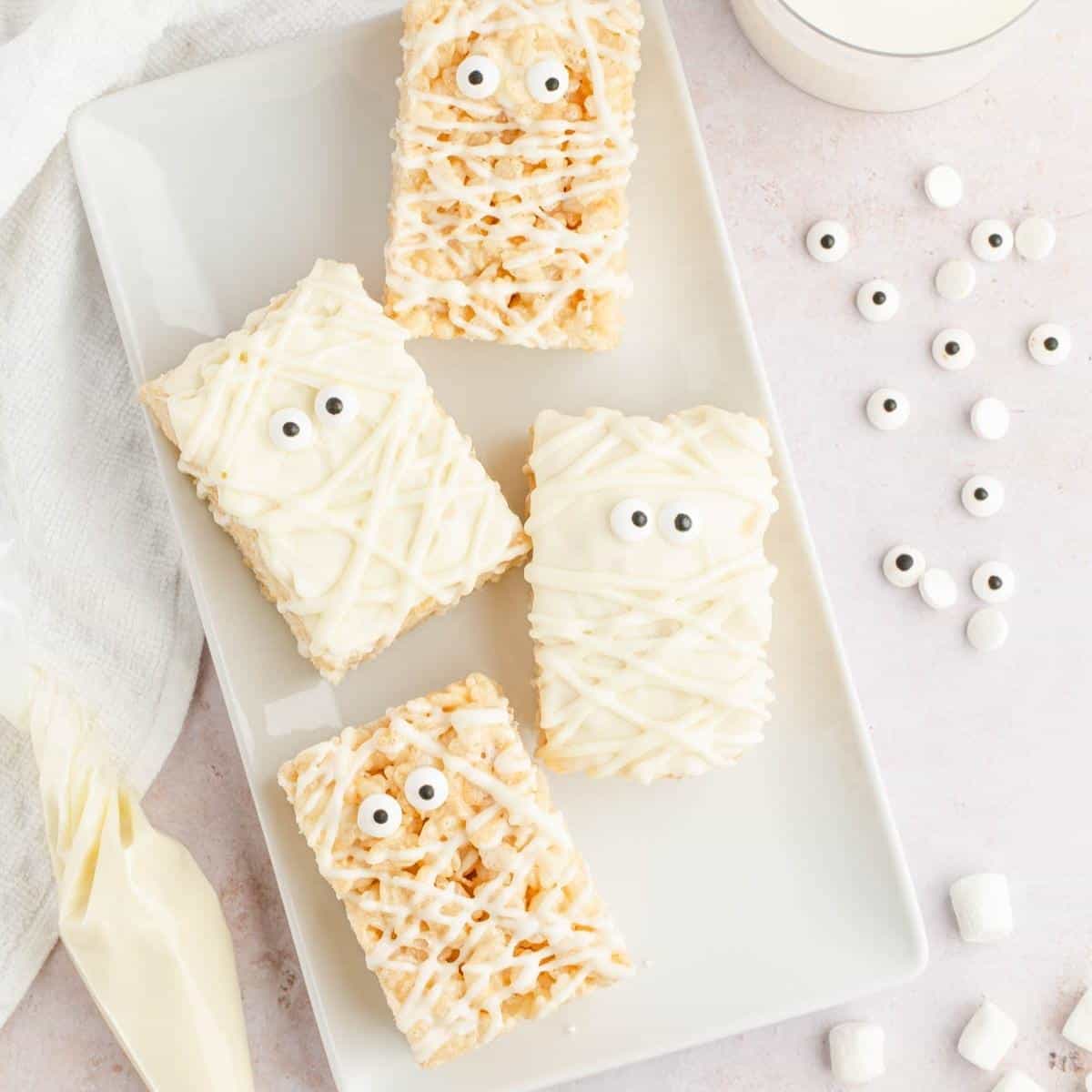 Mummy Rice Krispie Treats