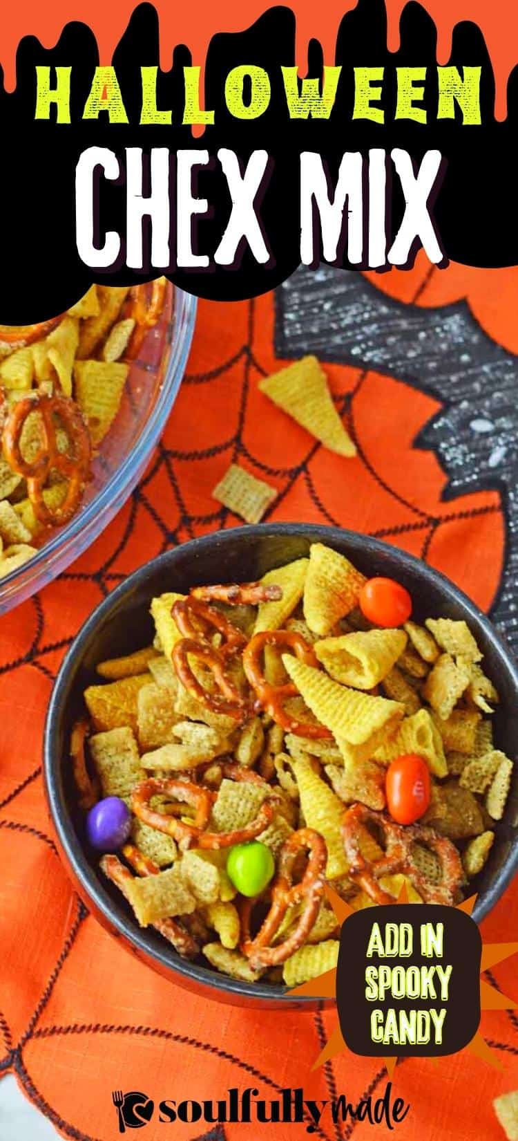 Halloween Chex Mix Recipe Soulfully Made