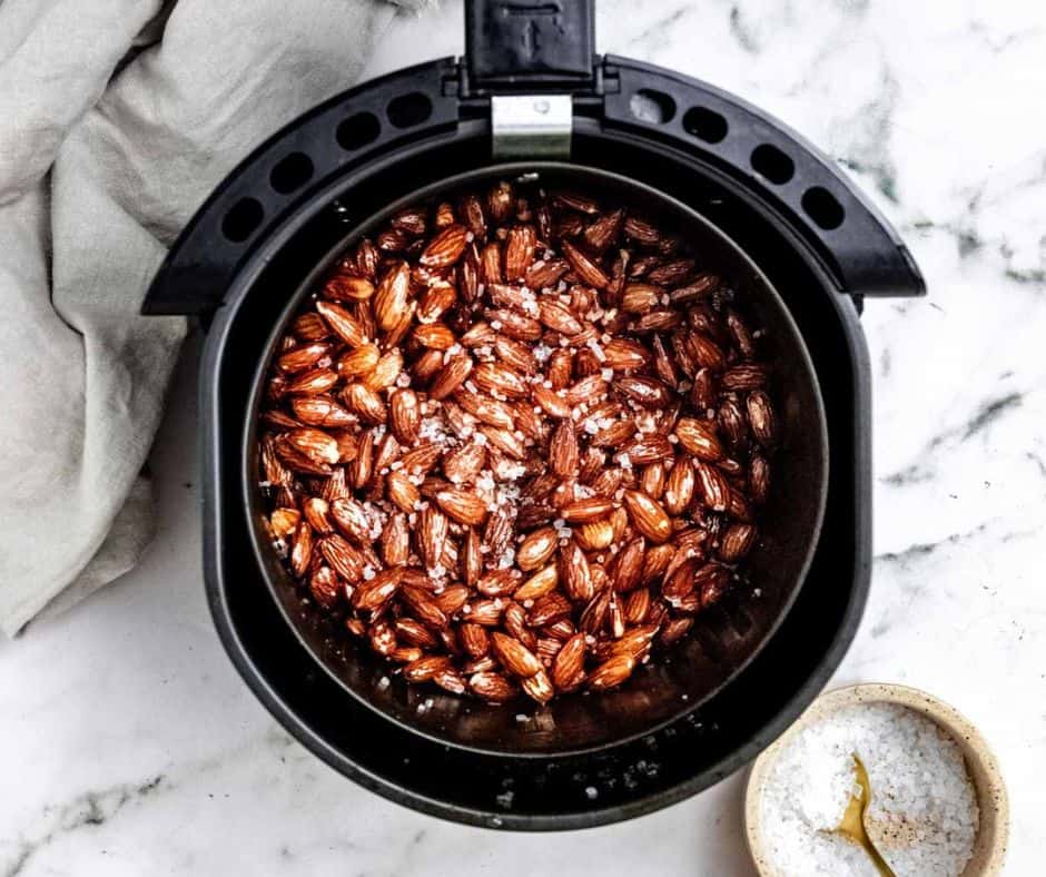 Air Fryer Roasted Almonds Soulfully Made