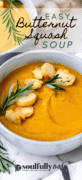 Instant Pot Butternut Squash Soup