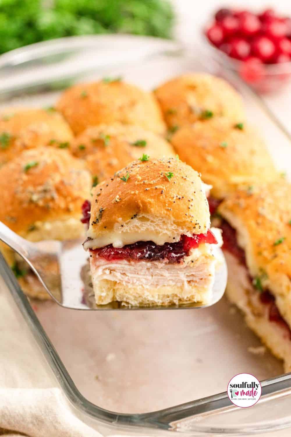 Turkey Cranberry Sliders Recipe Soulfully Made