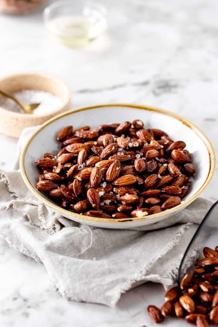 Air Fryer Roasted Almonds Soulfully Made