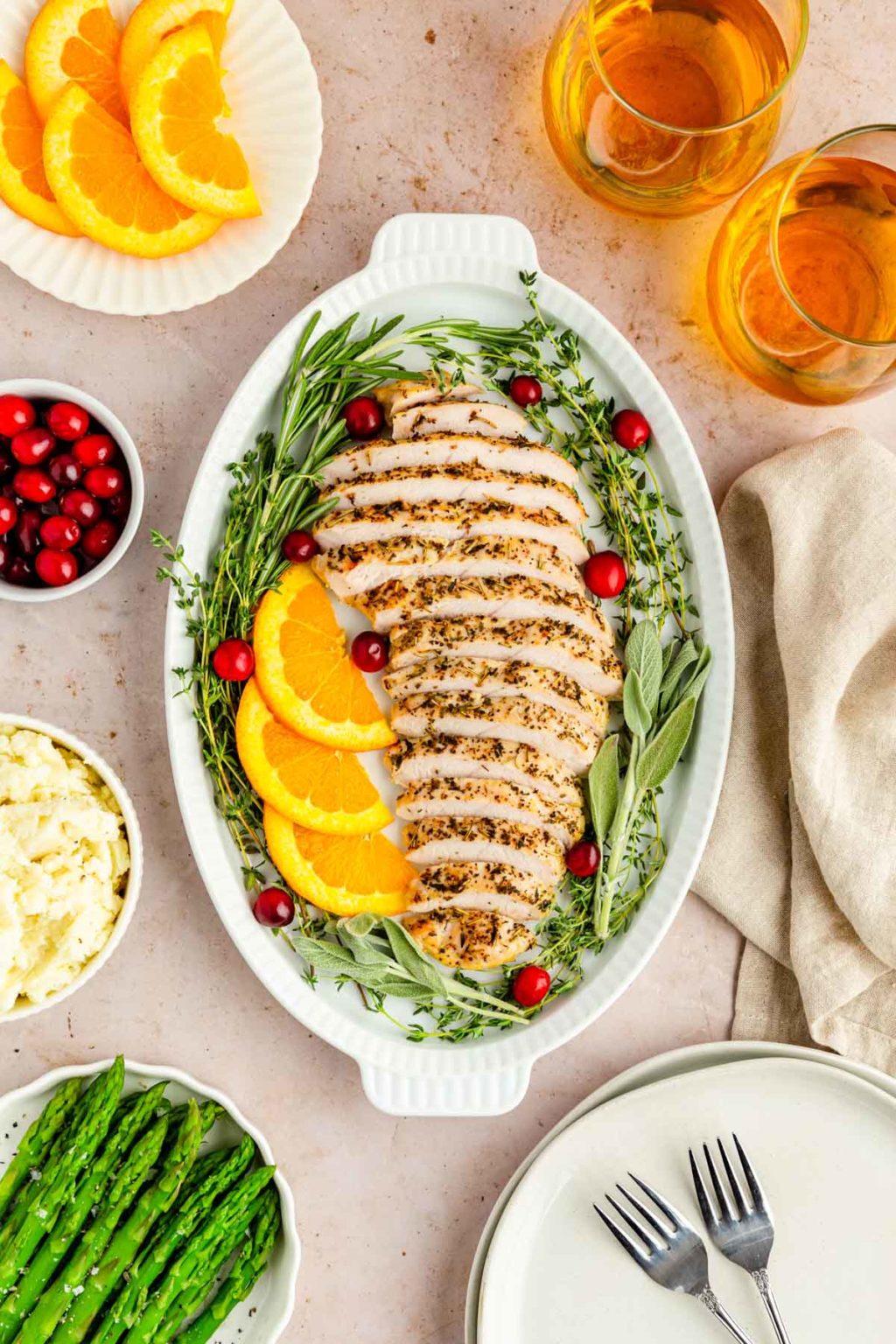 Garlic Herb Turkey Tenderloin with Orange Soulfully Made