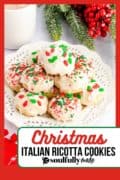 Pin 2 for Christmas Italian Ricotta Cookies