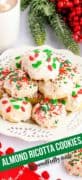 Christmas Italian Ricotta Cookies Pin 3
