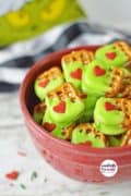 Pin 4 Grinch Pretzel Bites