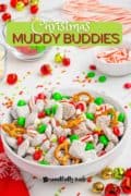 Christmas Muddy Buddies image pin 2