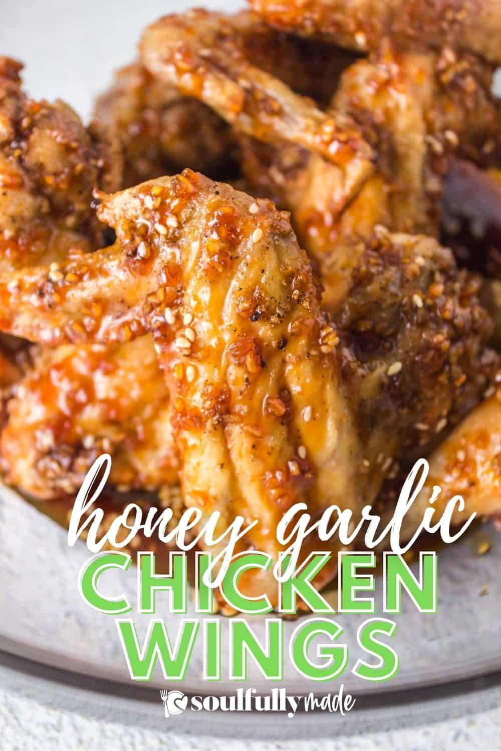 Air Fryer Honey Garlic Chicken Wings - Soulfully Made