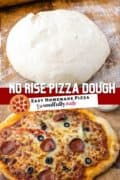 Easy No Rise Pizza Crust