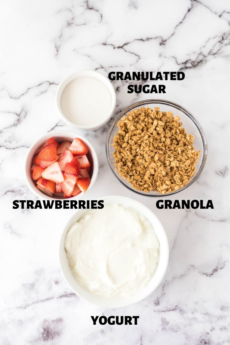 Strawberry Yogurt Parfaits - Soulfully Made