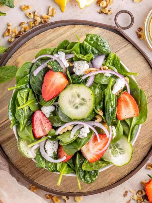 Strawberry Spinach Salad Story