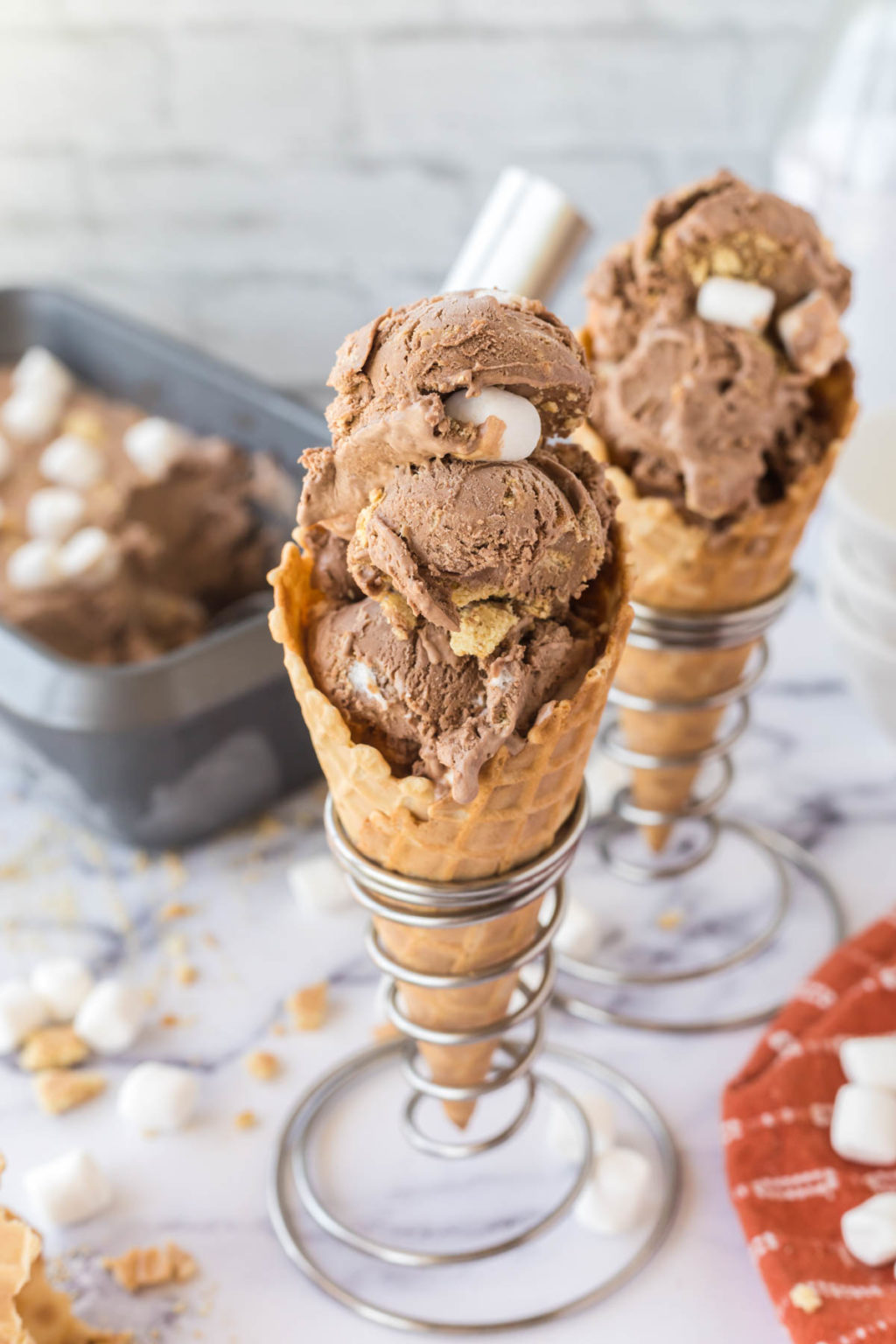 S'mores Ice Cream Recipe (NoChurn) Soulfully Made