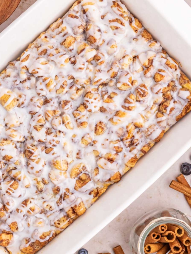 Cinnamon Roll Casserole Story