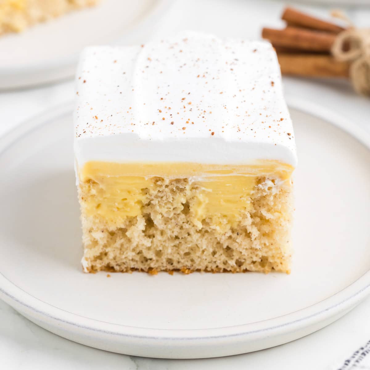 Eggnog Poke Cake Recipe