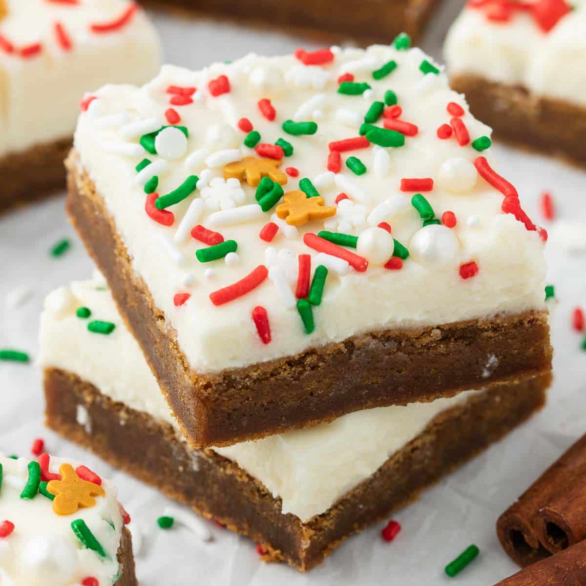 Gingerbread Cookie Bars Recipe