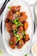 Image only oin for sesame chicken with a logo.