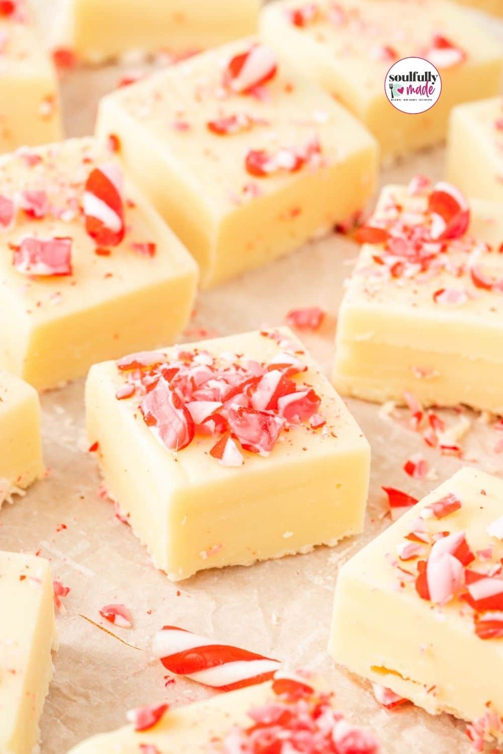 Peppermint Fudge (Easy Condensed Milk Fudge) Soulfully Made