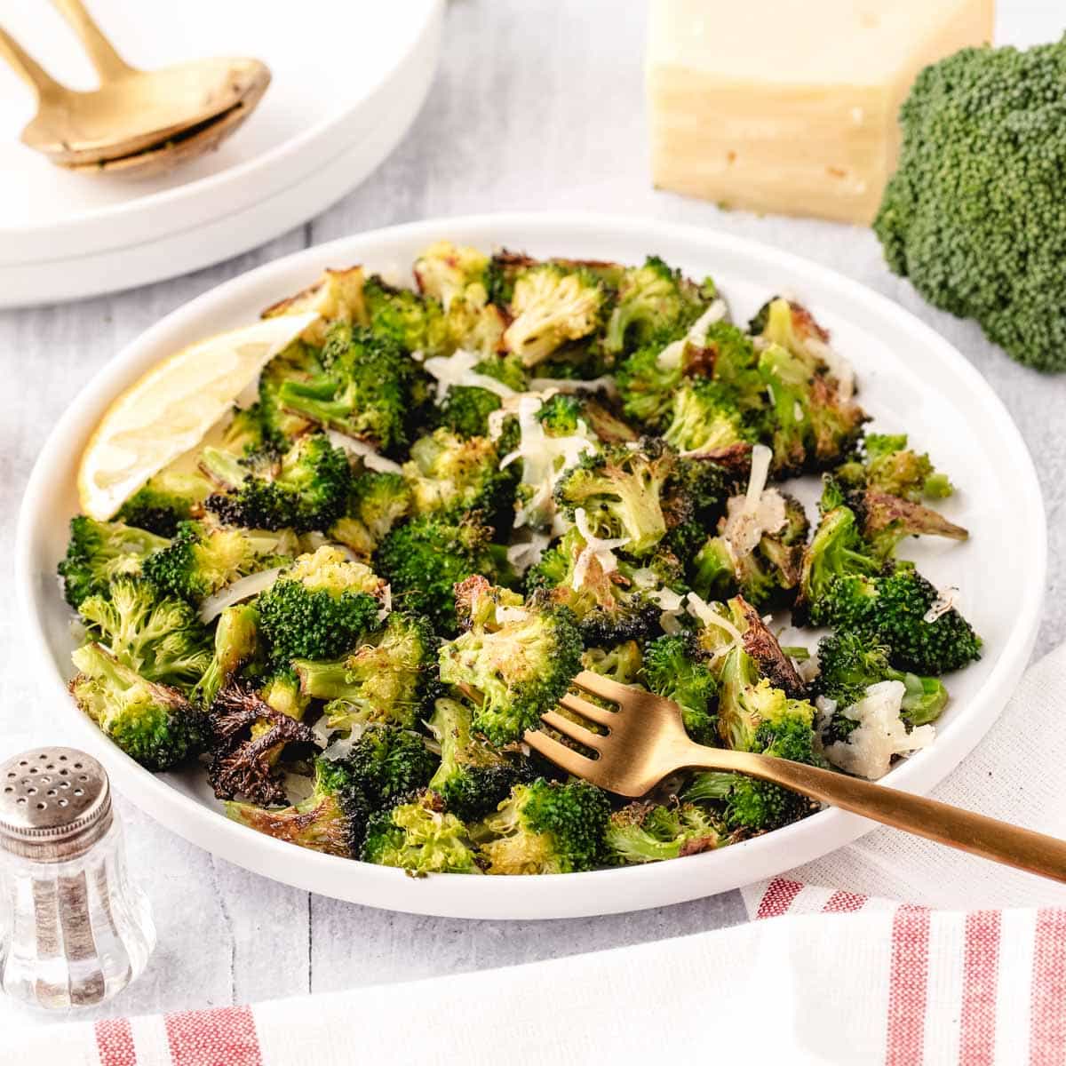 Oven-Roasted Broccoli Recipe with Parmesan