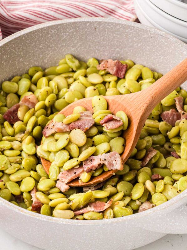 Southern Style Green Lima Beans