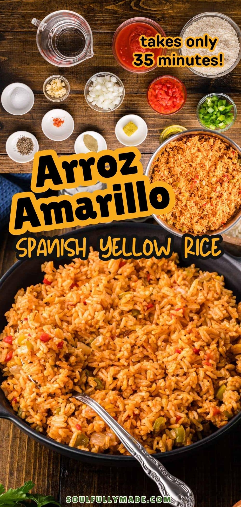 Spanish Yellow Rice Easy Arroz Amarillo