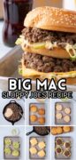 Big Mac Sloppy Joes Pinterest image.