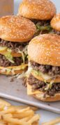 Big Mac Sloppy Joes Pinterest image.