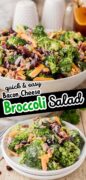 Broccoli Salad Recipe Pinterest image