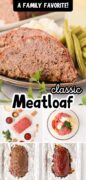 Classic Meatloaf Recipe Pinterest image