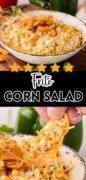 Corn Salad with Fritos Recipe pinterest image