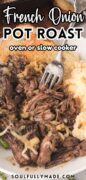 French Onion Pot Roast Recipe Pinterest image