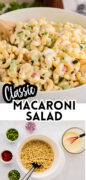 Macaroni Salad Recipe Pinterest image