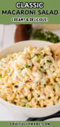 Macaroni Salad Recipe Pinterest image