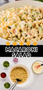 Macaroni Salad Recipe Pinterest image