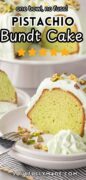 Pisctachio Cake Pinterest image