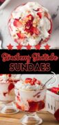Strawberry Shortcake Ice Cream Sundae recipe Pinterest image